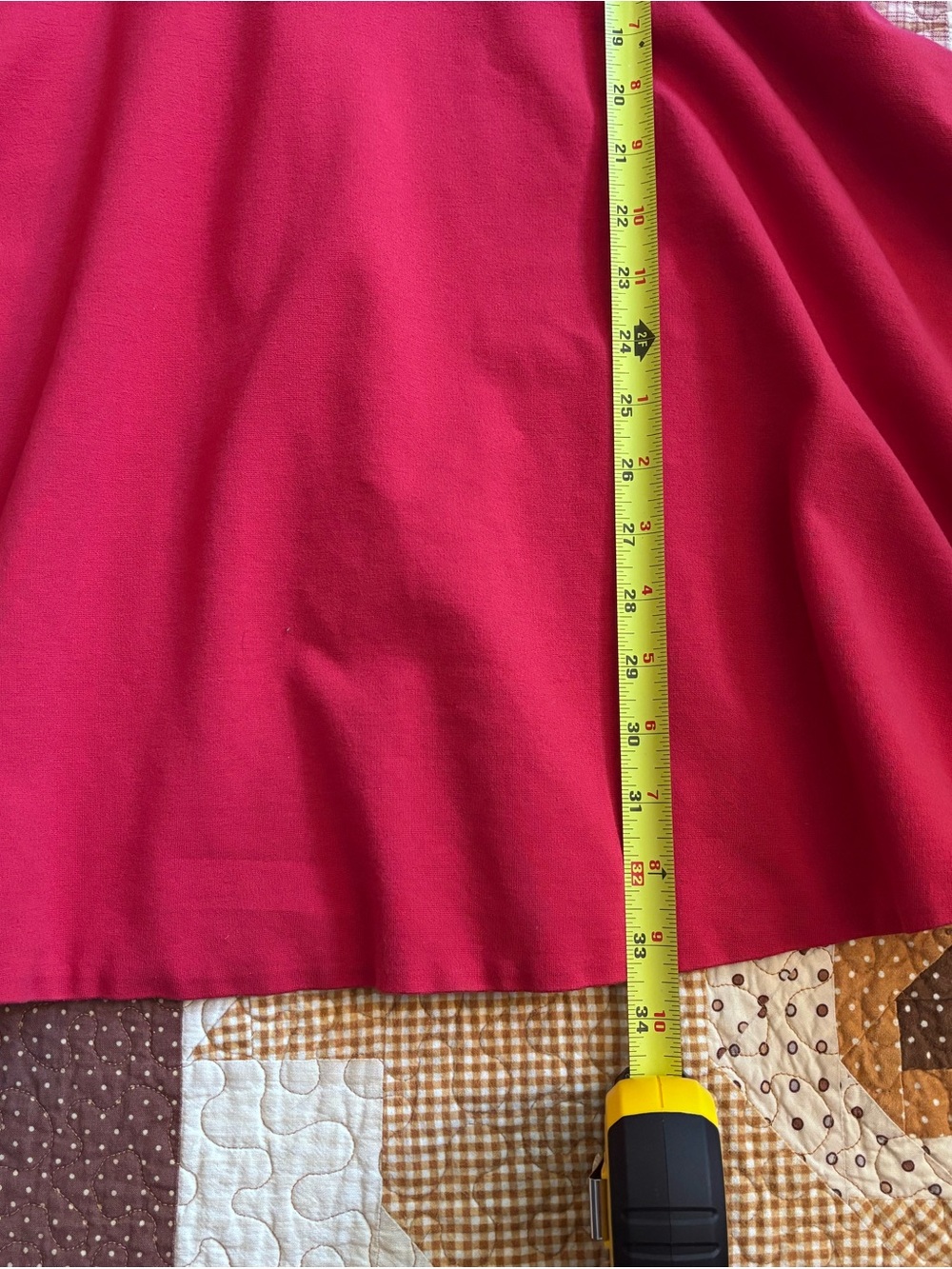 Kate Spade Dark Watermelon 3/4 Sleeve Fit and Flare Dress - Picture 9 of 12